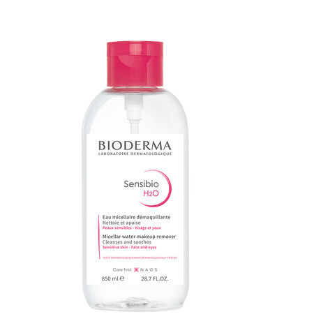 Bioderma Sensibio H2O - Acqua Micellare Viso e Occhi per Pelli Sensibili, 850ml