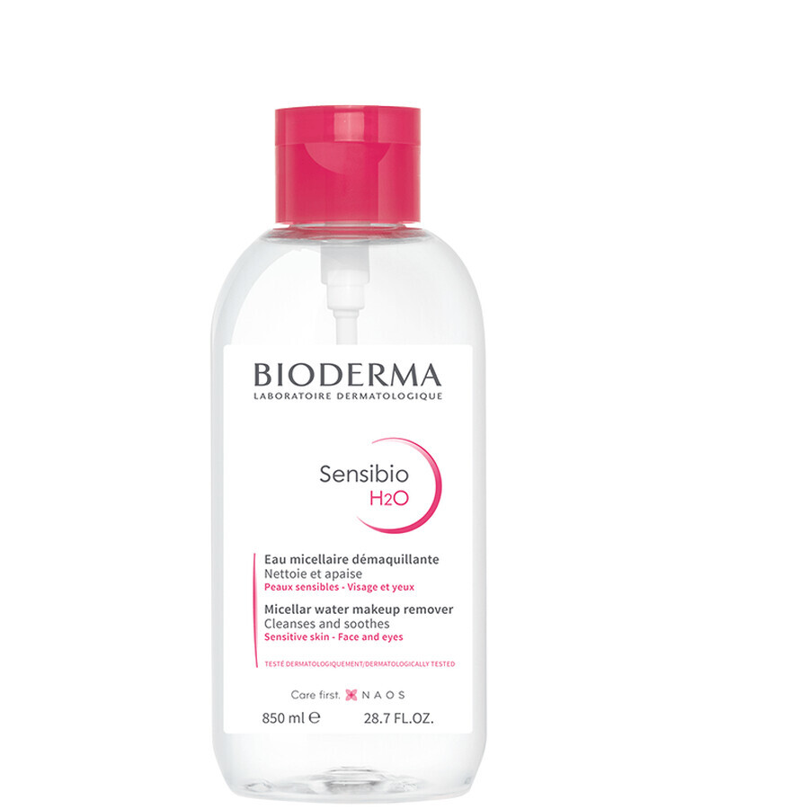 Bioderma Sensibio H2O Solution micellaire avec pompe 850 ml