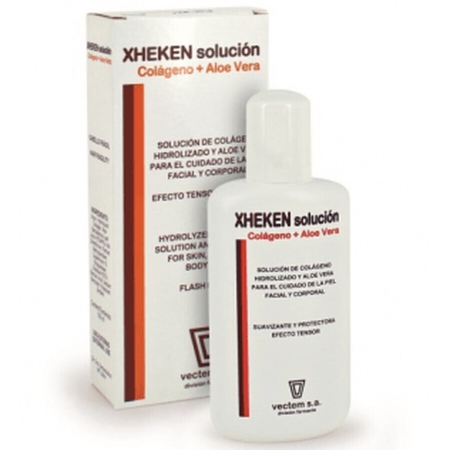 Xheken Collageen Gehydrolyseerde Oplossing met Aloë Vera, 100 ml, Vectem