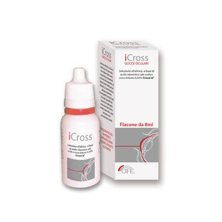 iCross Solution Ophtalmique, 8 ml, Hors Italie