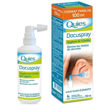 Docuspray Ohrenspray auf Meeresbasis, 100 ml, Quies