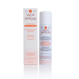 VEA Spray à l'huile sèche et à la vitamine E pure nébulisée, 100 ml, Hulka
