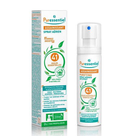 Luchtzuiverende spray met 41 essentiële oliën, 75 ml, Puressentiel