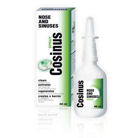 Spray décongestionnant nasal - Cosinus, 60 ml, Phamacy