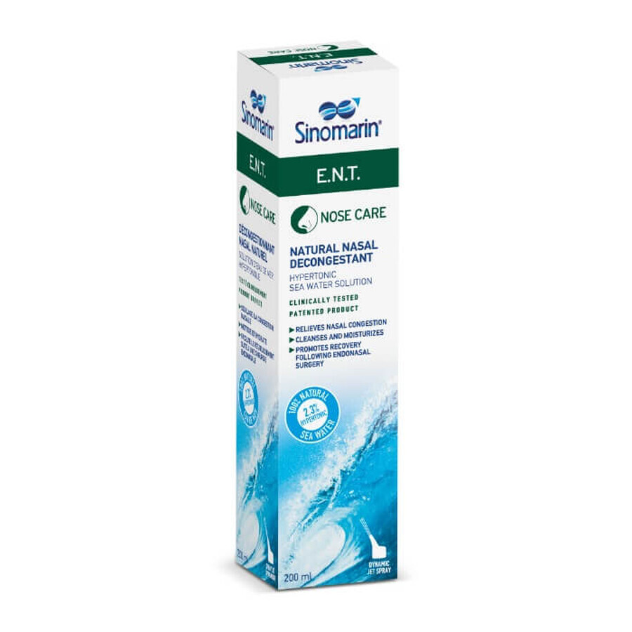 Sinomarin ENT spray décongestionnant nasal hypertonique, 200 ml, Gerolymatos International Évaluations