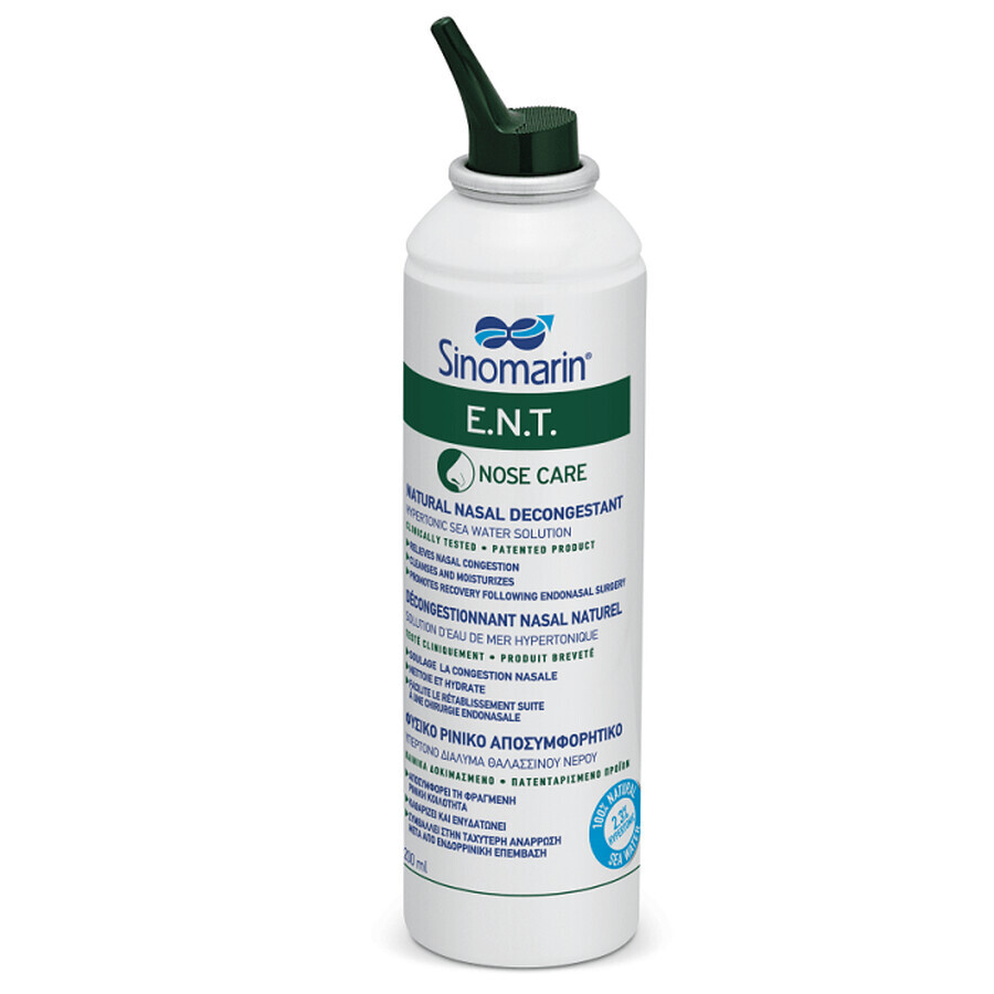 Sinomarin ENT hypertonische neusdecongestivum spray, 200 ml, Gerolymatos International