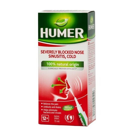 Sinus neusspray Humer, 15 ml, Urgo