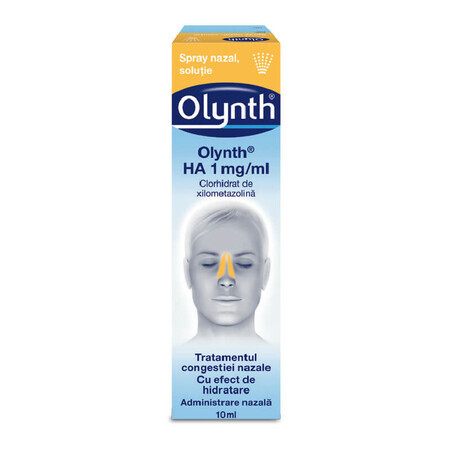 Solution pour pulvérisation nasale 1mg - Olynth HA, 10 ml, Johnson&Johnson