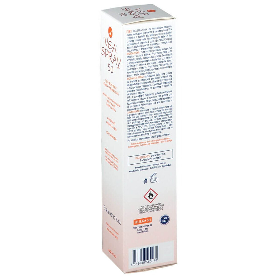 VEA BUA Spray op oliebasis, 50 ml, Hulka