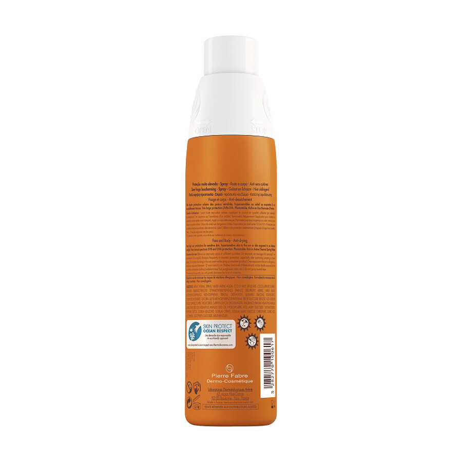 Avène Spray Solaire SPF 50+, 200 ml, Pierre Fabre