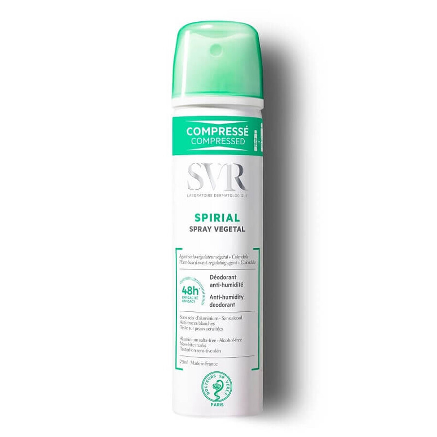 Spirial Antiperspirant Végétal Spray, 75 ml, Svr