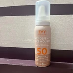 Daily Defence Unisex Gesichtsschaum SPF 50, 75 ml, Evy Technologie