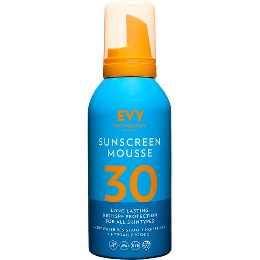 Uniseks gezichts- en lichaamsschuim SPF 30, 150 ml, Evy Technology