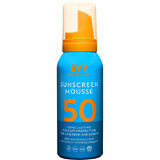 Mousse unisexe visage et corps SPF 50, 100 ml, Evy Technology