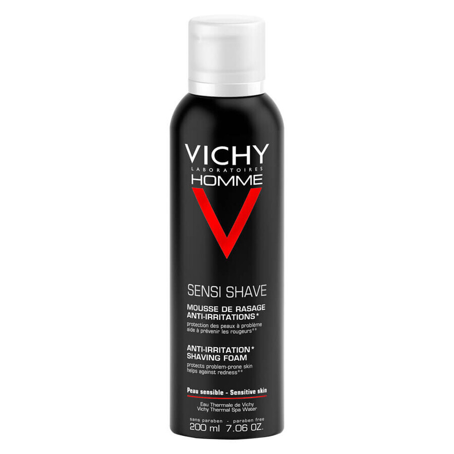 Vichy Homme Anti-irritatie scheerschuim voor de gevoelige huid, 200 ml