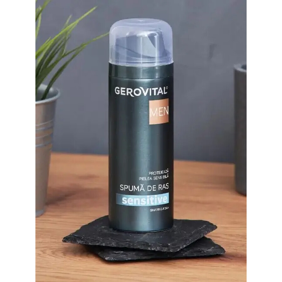 Gerovital Men Sensitive Scheerschuim, 200 ml, Farmec