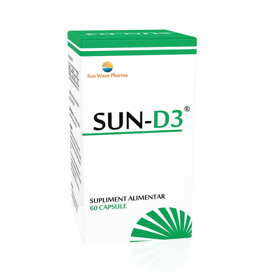 Sun-D3, 60 capsules, Sun Wave Pharma Beoordelingen