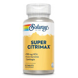 Super CitriMax (Garcinia cambogia) 750 mg, Solaray, 60 compresse, Secom