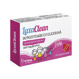 Glycerine zetpillen voor kinderen, LaxaClean, 10 stuks, Viva Pharma