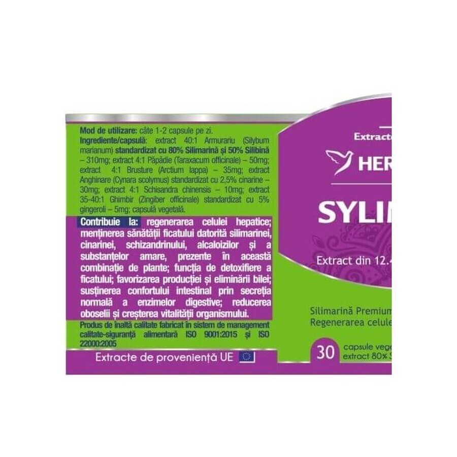 Sylimarinecomplex, 120 capsules, Herbagetica