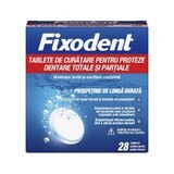Prothese reinigingstabletten, 28 tabletten, Fixodent