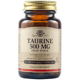 Taurine 500 mg, 50 gélules, Solgar