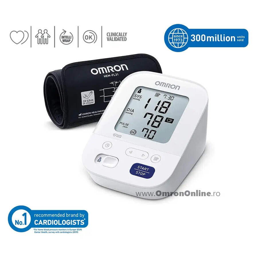 Omron M3 Comfort bloeddrukmeter, Omron