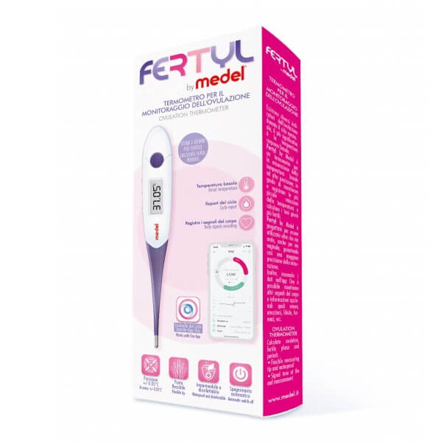 Thermomètre basal pour la surveillance de l'ovulation Fertyl, Medel