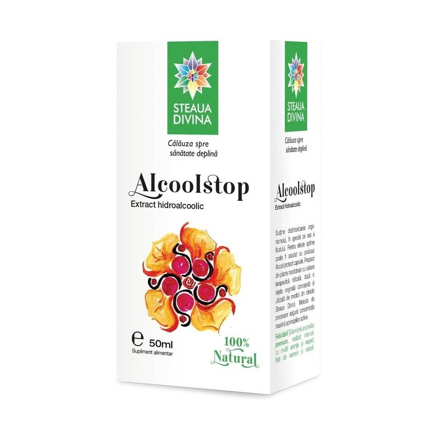 Tinctura Alcoolstop, 50 ml, Steaua Divină