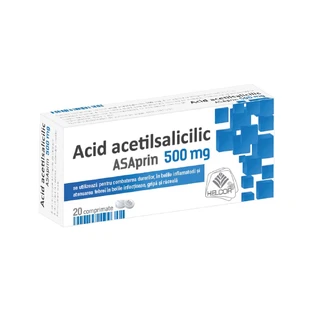 Asaprin 500 mg, 20 tabletten, Helcor