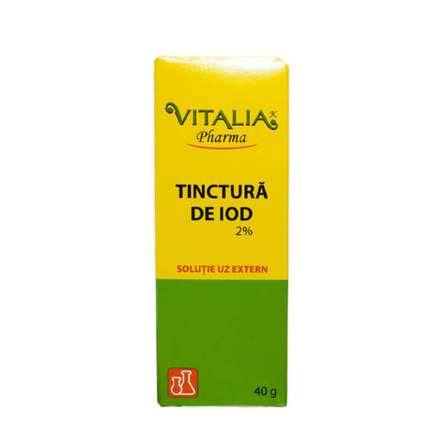 Teinture d'iode 2%, 40 g, Vitalia