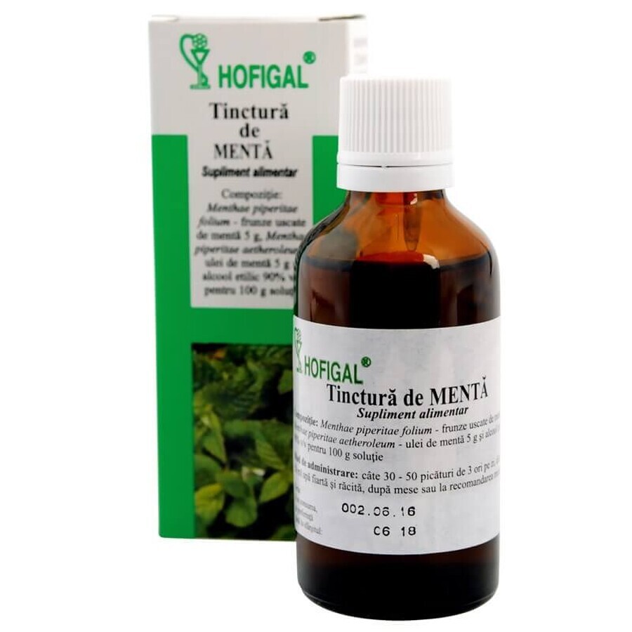 Tinctură de Mentă, 50 ml, Hofigal