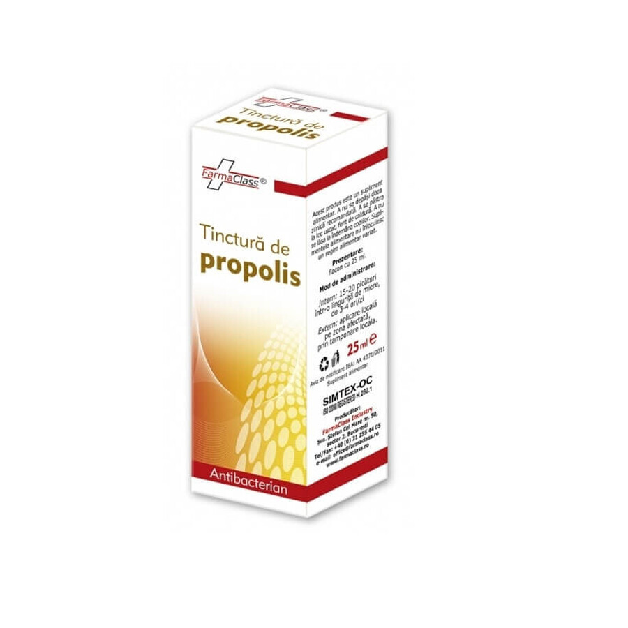 Teinture de propolis 30%, 25 ml, FarmaClass