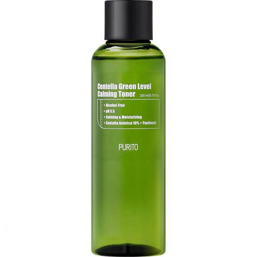 Centella Green Level Tonique apaisant pour le visage, 200 ml, Purito