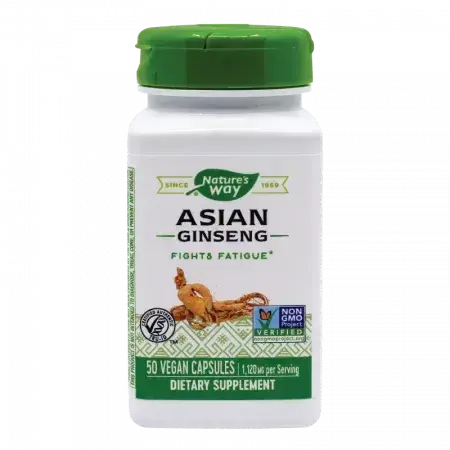 Aziatische ginseng 560 mg Nature's Way, 50 capsules, Secom