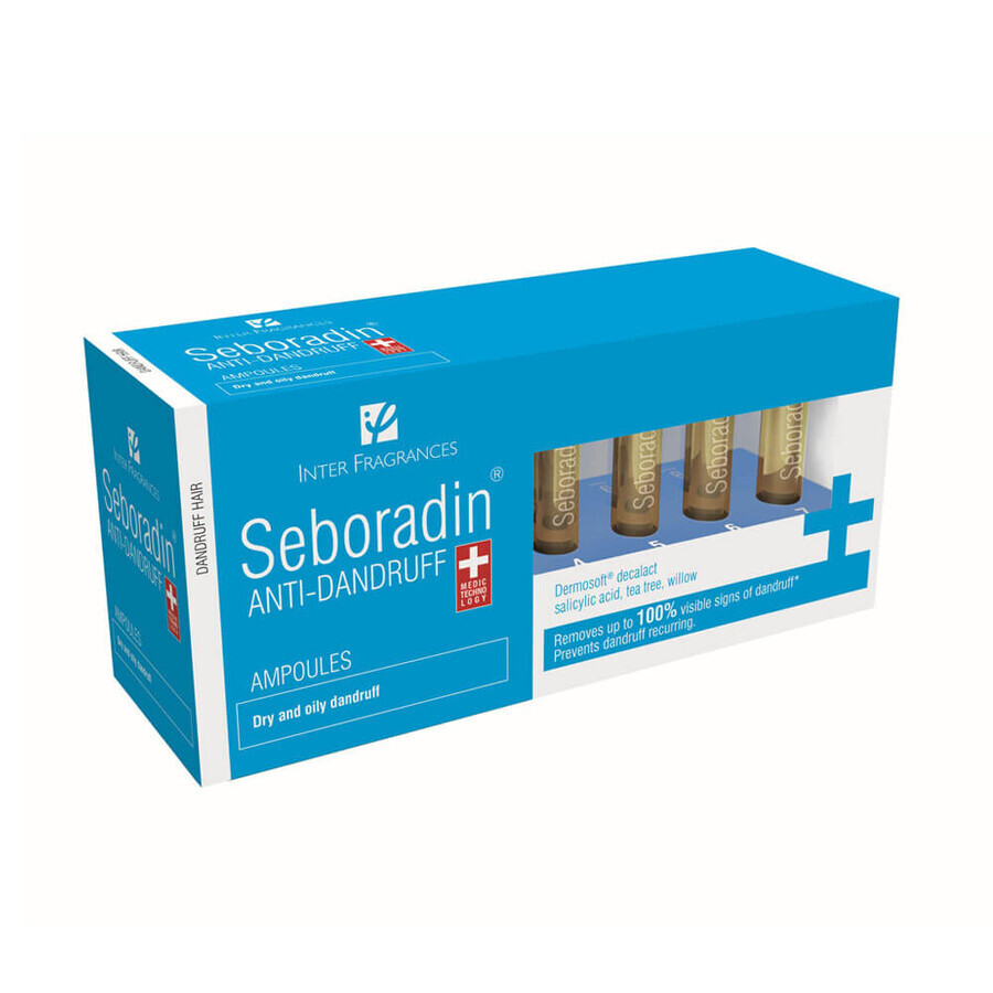 Seboradin antiroosbehandeling, 14 injectieflacons x 5,5 ml, Lara