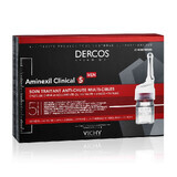 Vichy Aminexil haaruitval behandeling voor mannen Dercos Clinical 5, 21 flacons x 6 ml
