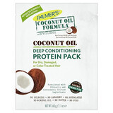 Traitement des cheveux secs au lait de coco, à la kératine et aux protéines de soie Pack de protéines, 60 g, Palmer's