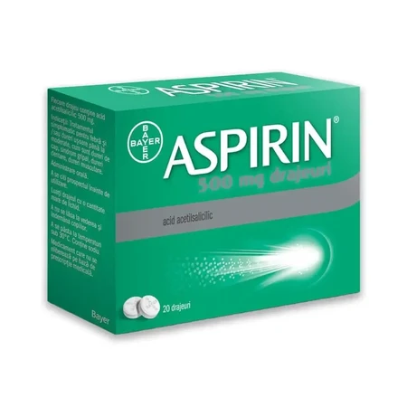 Aspirin 500 mg, 20 tabs, Bayer