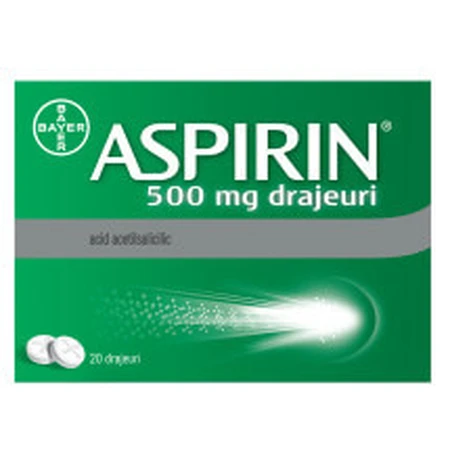 Aspirin 500 mg, 20 tabs, Bayer