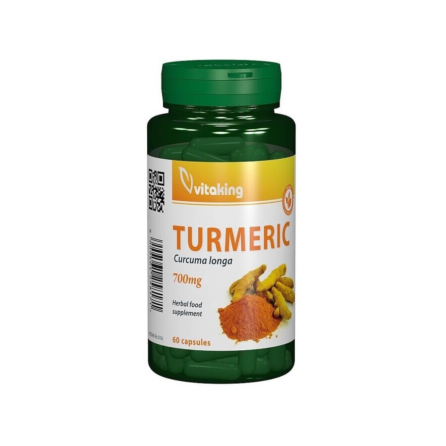 Kurkuma 700 mg, 60 capsules, Vitaking