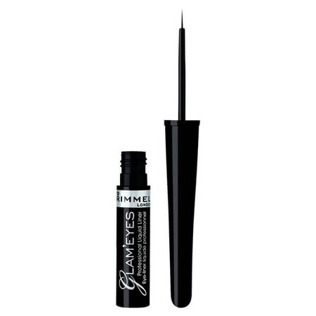 Glam'Eyes 01 Black Glamour Oogkleur, 3.5 ml, Rimmel Londen