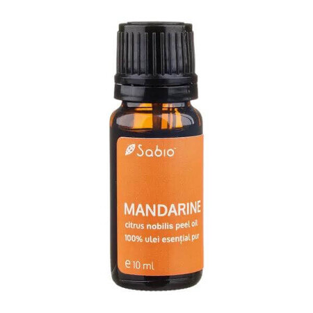 Ulei 100% pur esențial Mandarine, 10 ml, Sabio