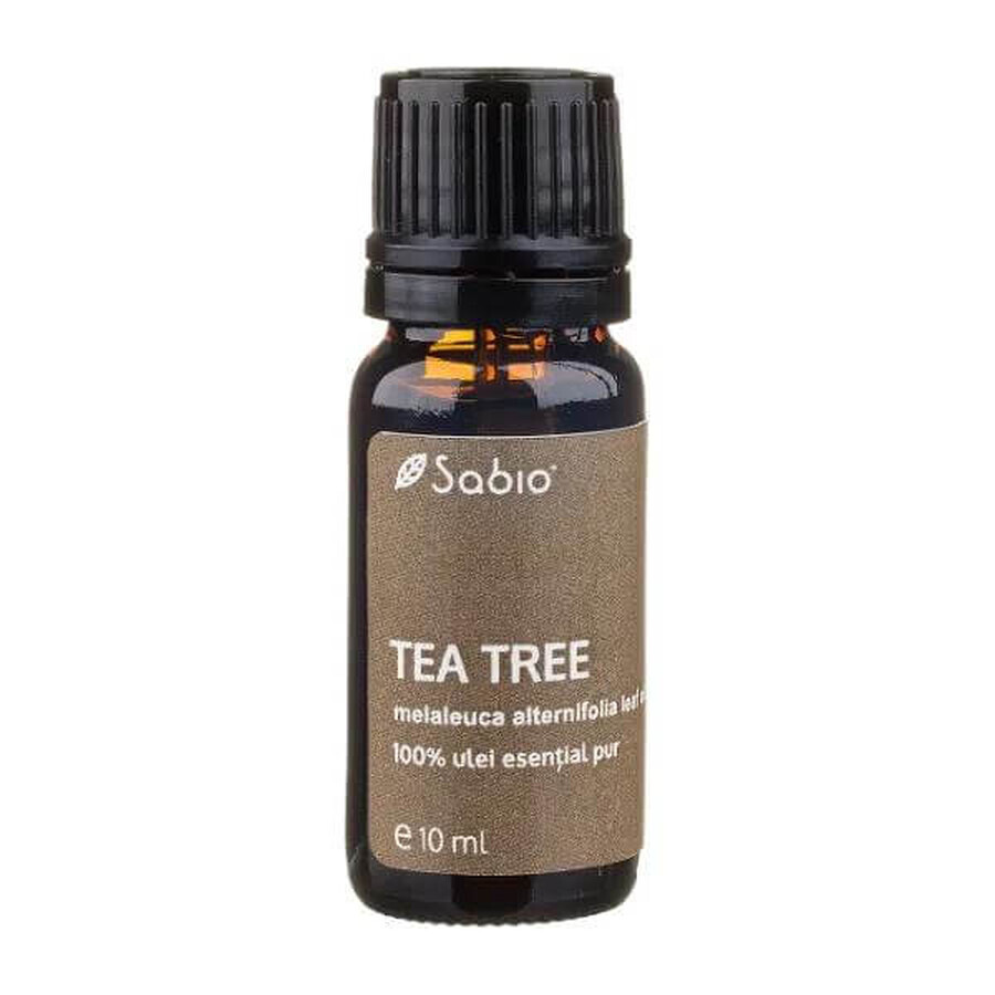 Tea Tree 100% zuivere etherische olie, 10 ml, Sabio
