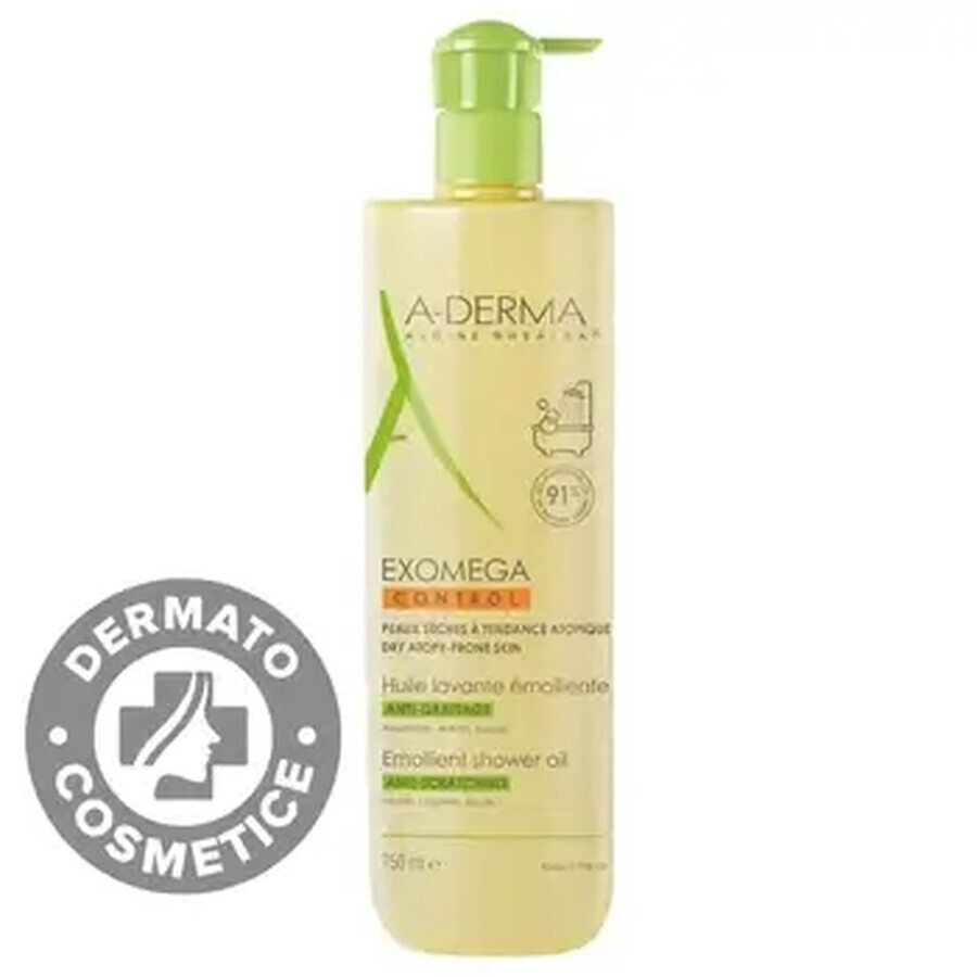 A-Derma Exomega Control Ulei de dus , 750 ml