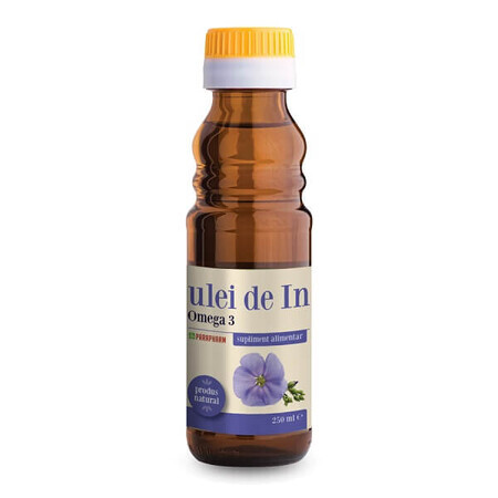 Huile de lin avec oméga 3, 100 ml, Parapharm