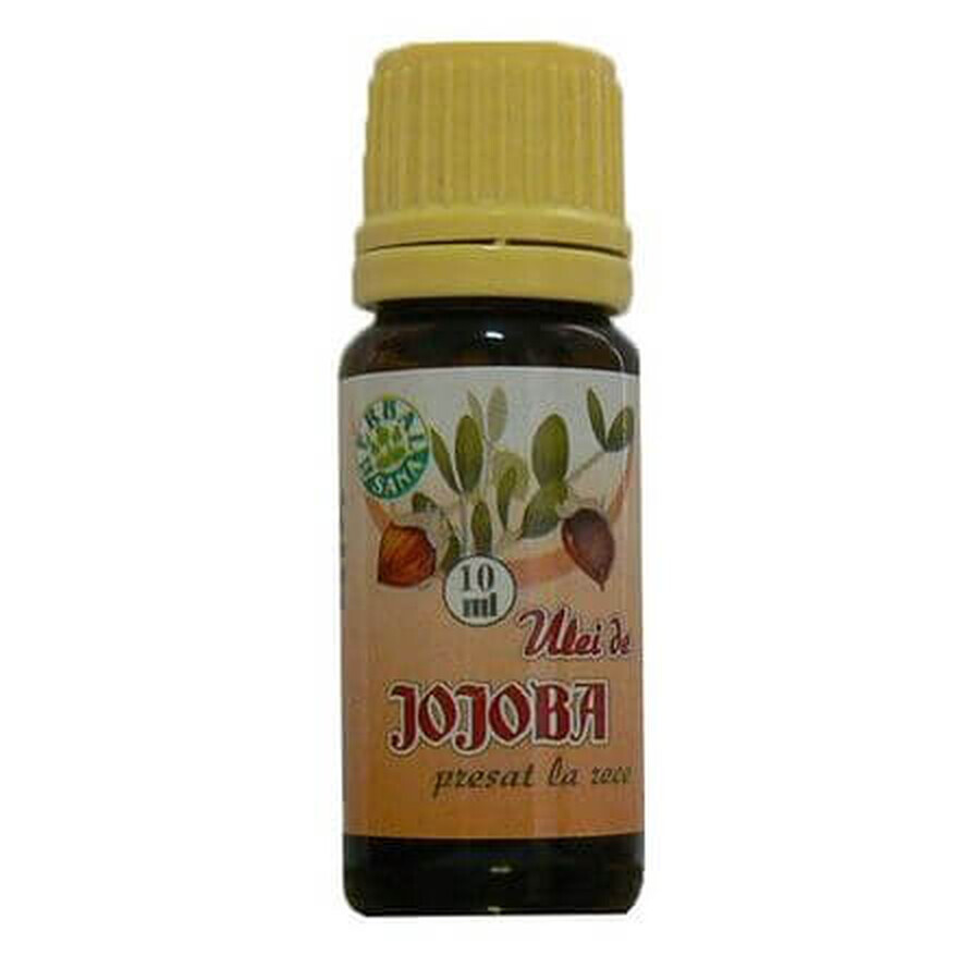 Huile de jojoba pressée à froid, 10 ml, Herbavit