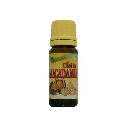 Koudgeperste Macadamia olie, 10 ml, Herbavit