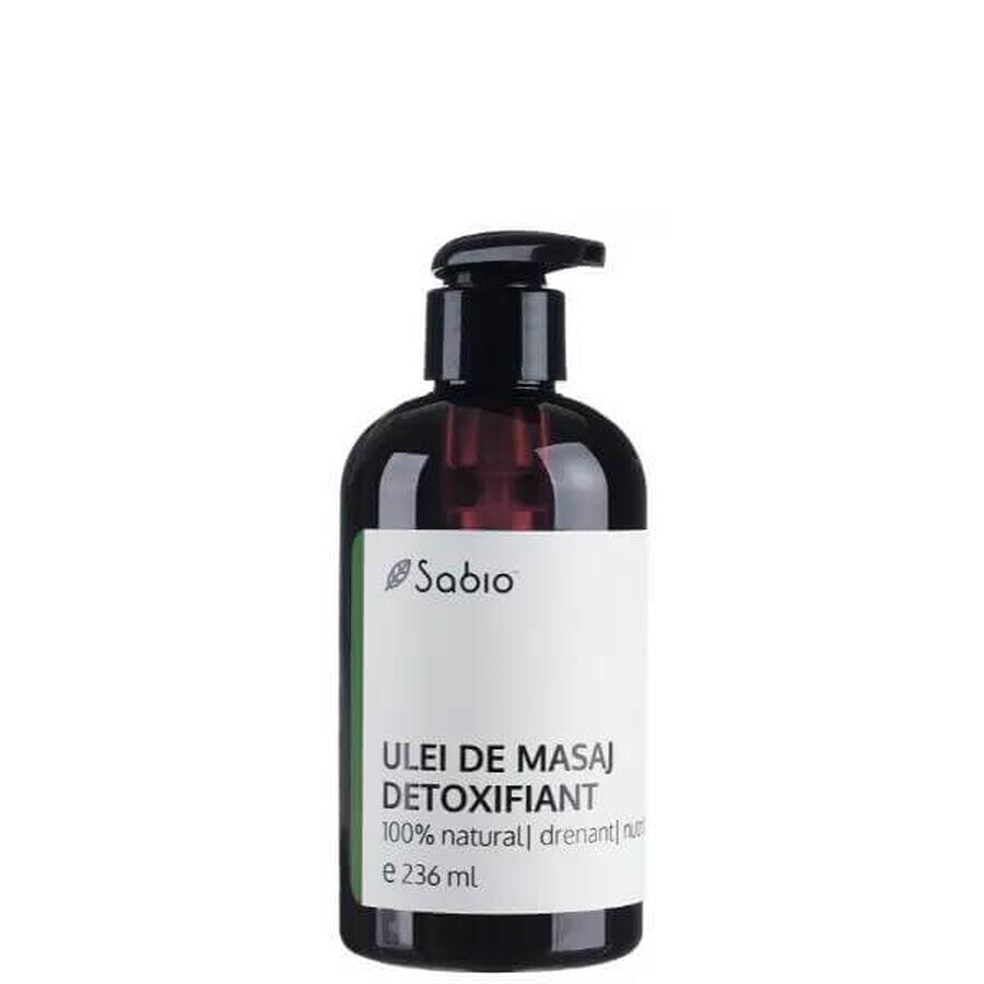 Natuurlijke ontgiftende massageolie, 236 ml, Sabio