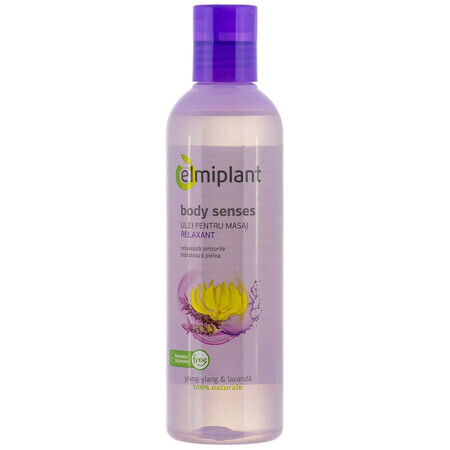 Huile de massage relaxante à la lavande, 250 ml, Elmiplant